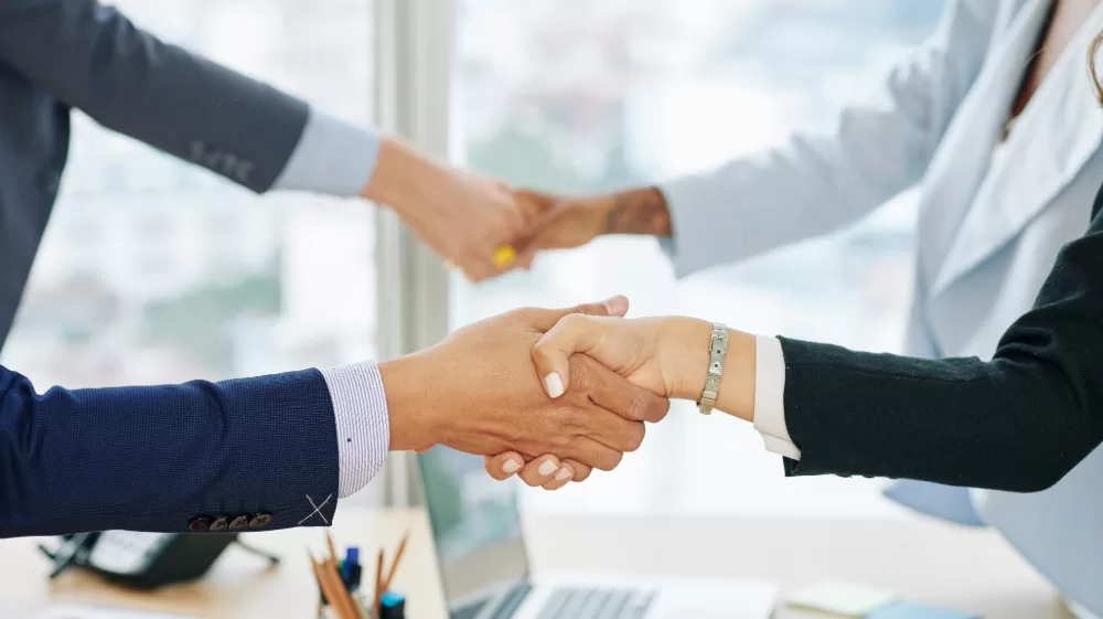 業者間との連携。