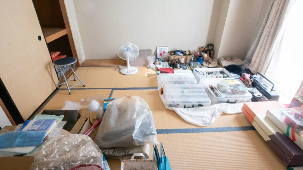 生前整理の片づけ。